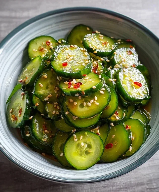 Easy Asian Cucumber Salad