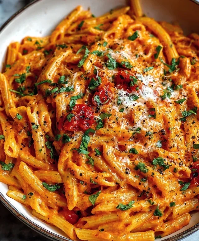Creamy Tomato Garlic Pasta