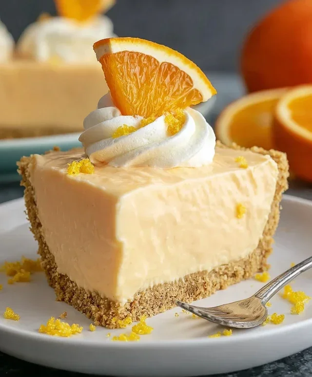Orange Creamsicle Pie