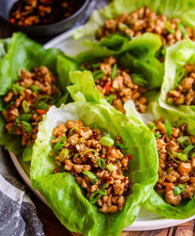Chicken Lettuce Wraps (PF Chang's Copycat)