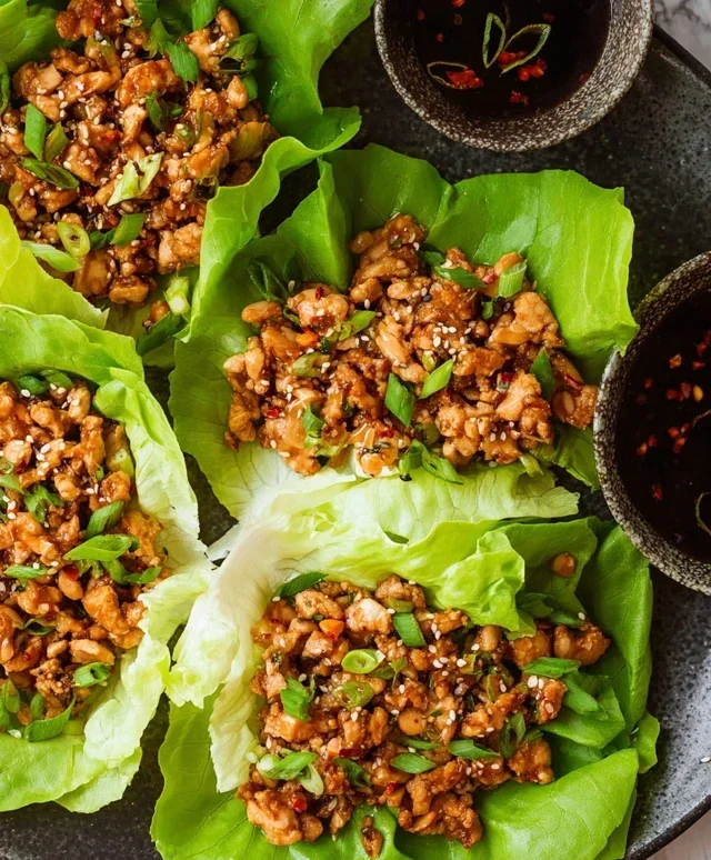 Copycat PF Chang’s Chicken Lettuce Wraps – nutkuna.com