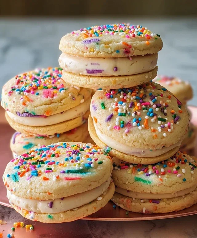 Funfetti Sandwich Cookies