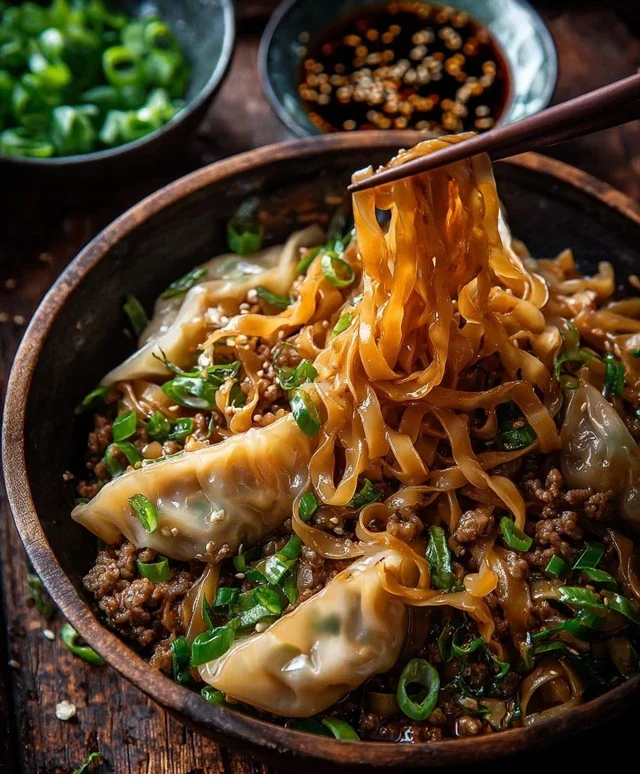 Potsticker Noodle Bowl