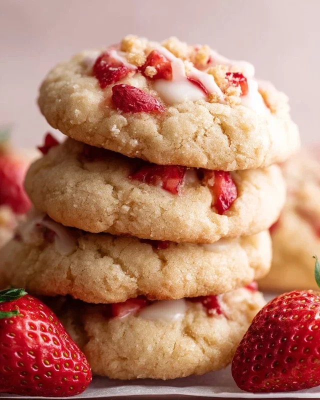 Strawberry Shortcake Cookies