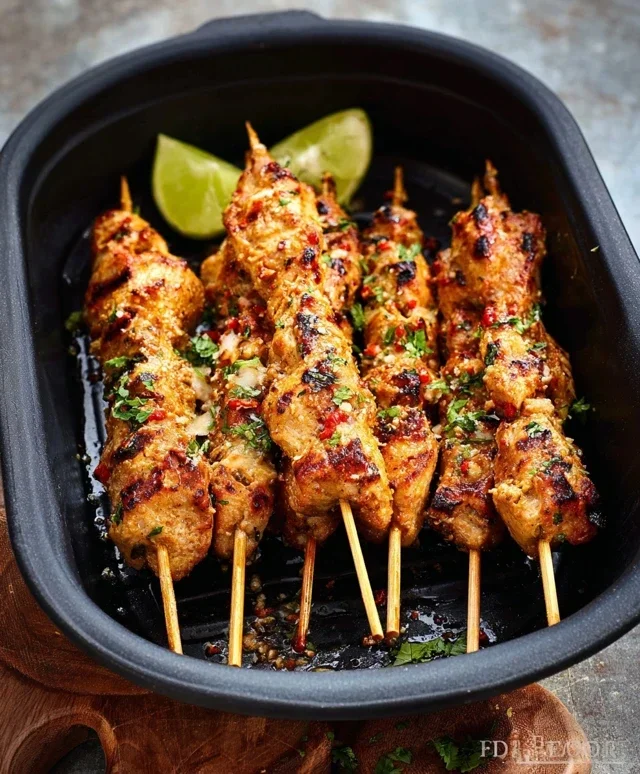 Bang Bang Chicken Skewers