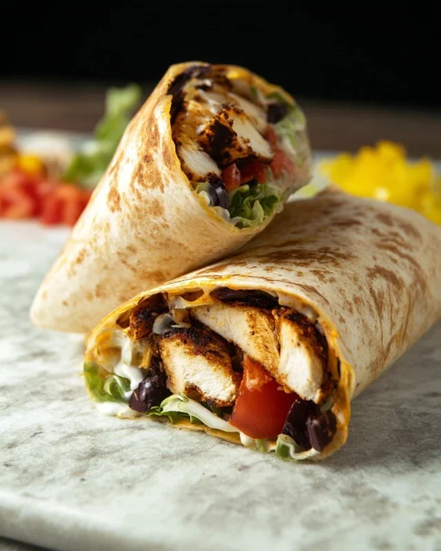 Chipotle Ranch Grilled Chicken Burrito