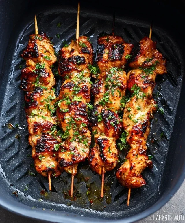 Bang Bang Chicken Skewers