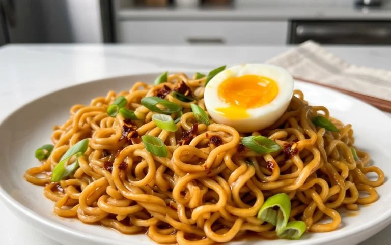 Easy Saucy Ramen Noodles