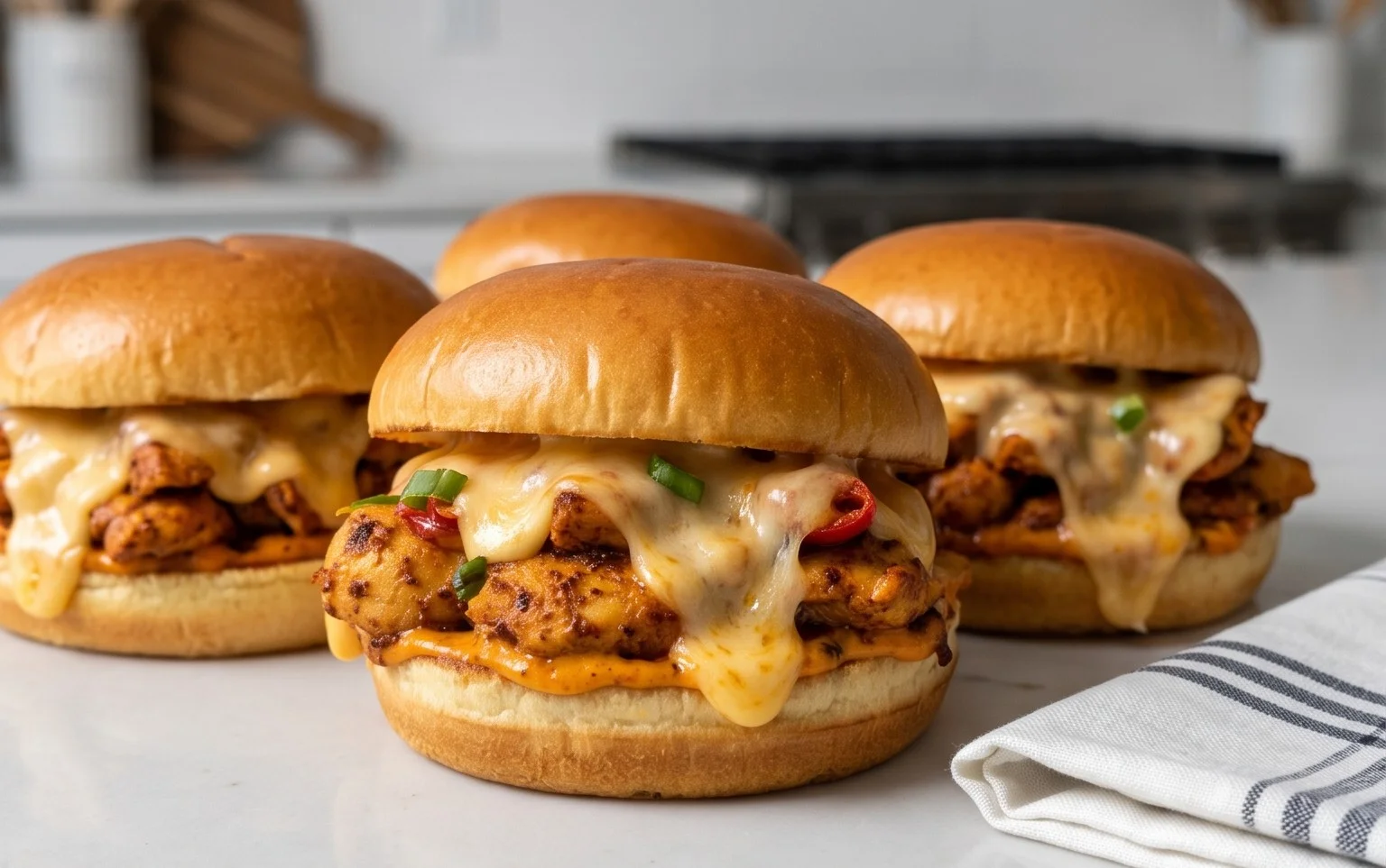 Cheesy Dynamite Chicken Buns