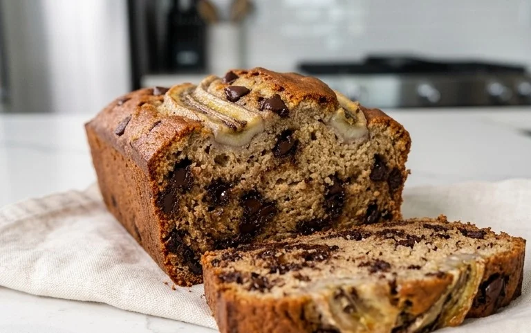 Easy Chocolate Chip Banana Bread