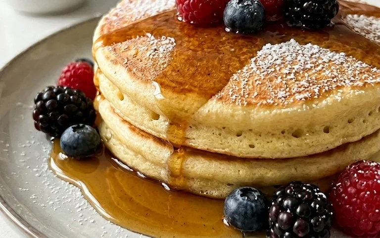 Fluffy Japanese Soufflé Pancakes