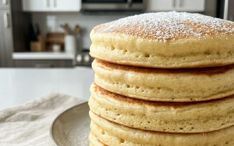 Fluffy Japanese Soufflé Pancakes