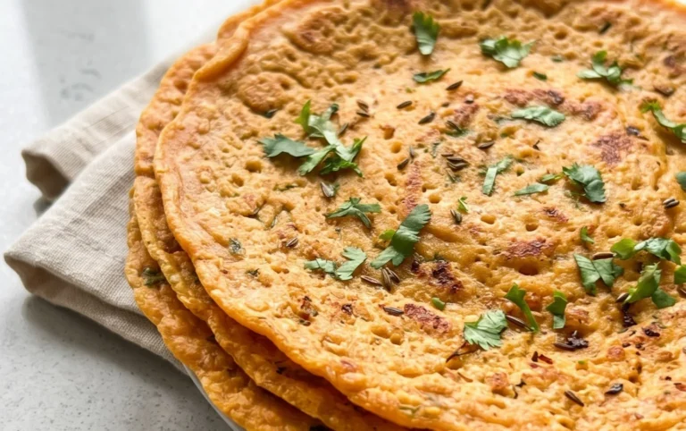 Masoor Dal Chilla | Savory Red Lentil Pancakes