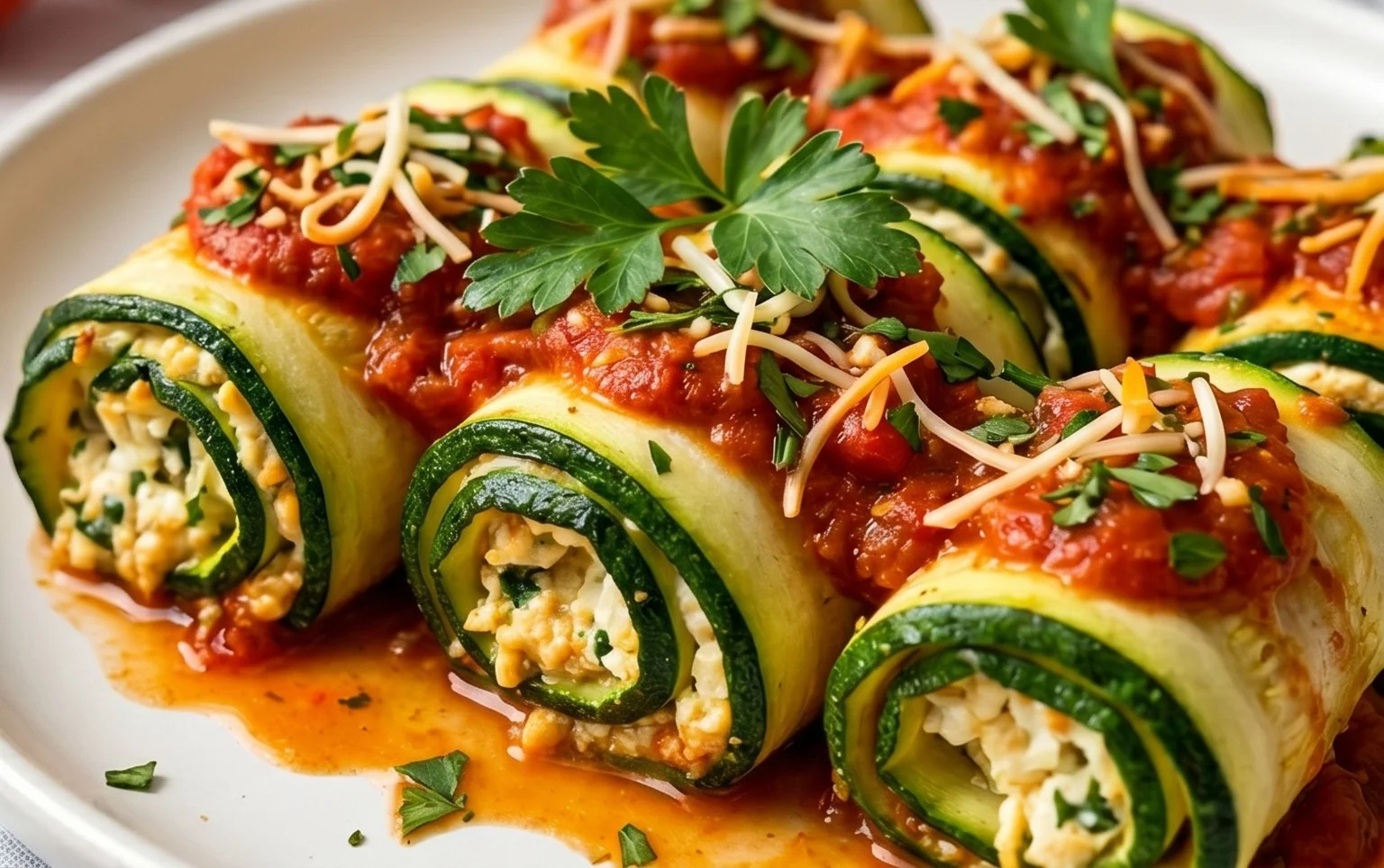 Vegan Zucchini Rollatini
