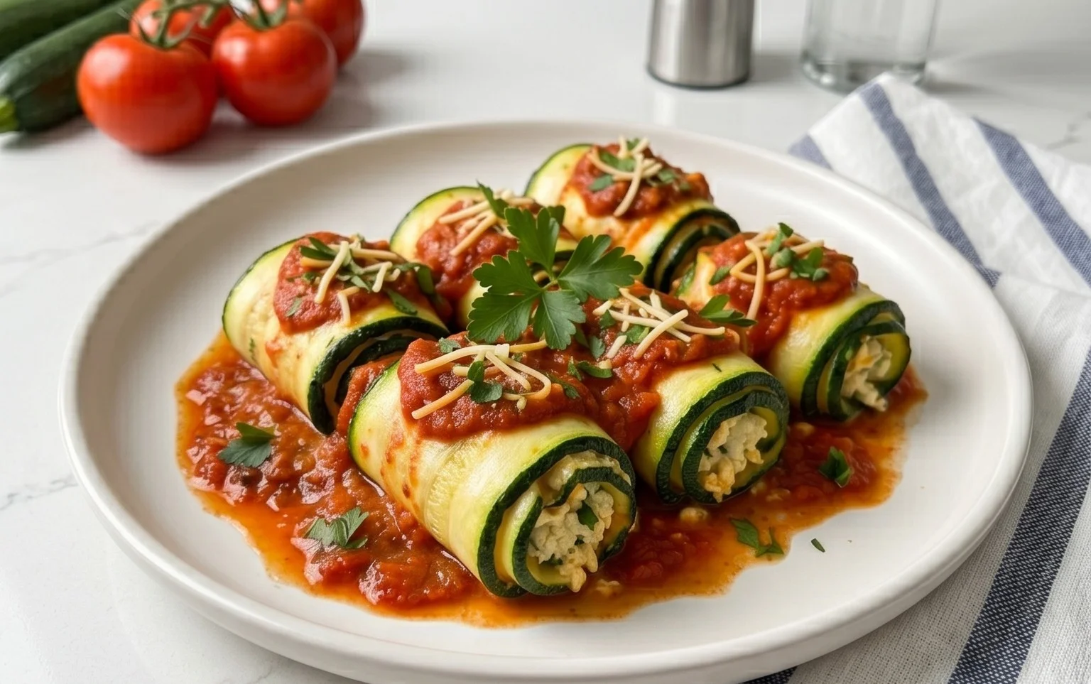 Vegan Zucchini Rollatini