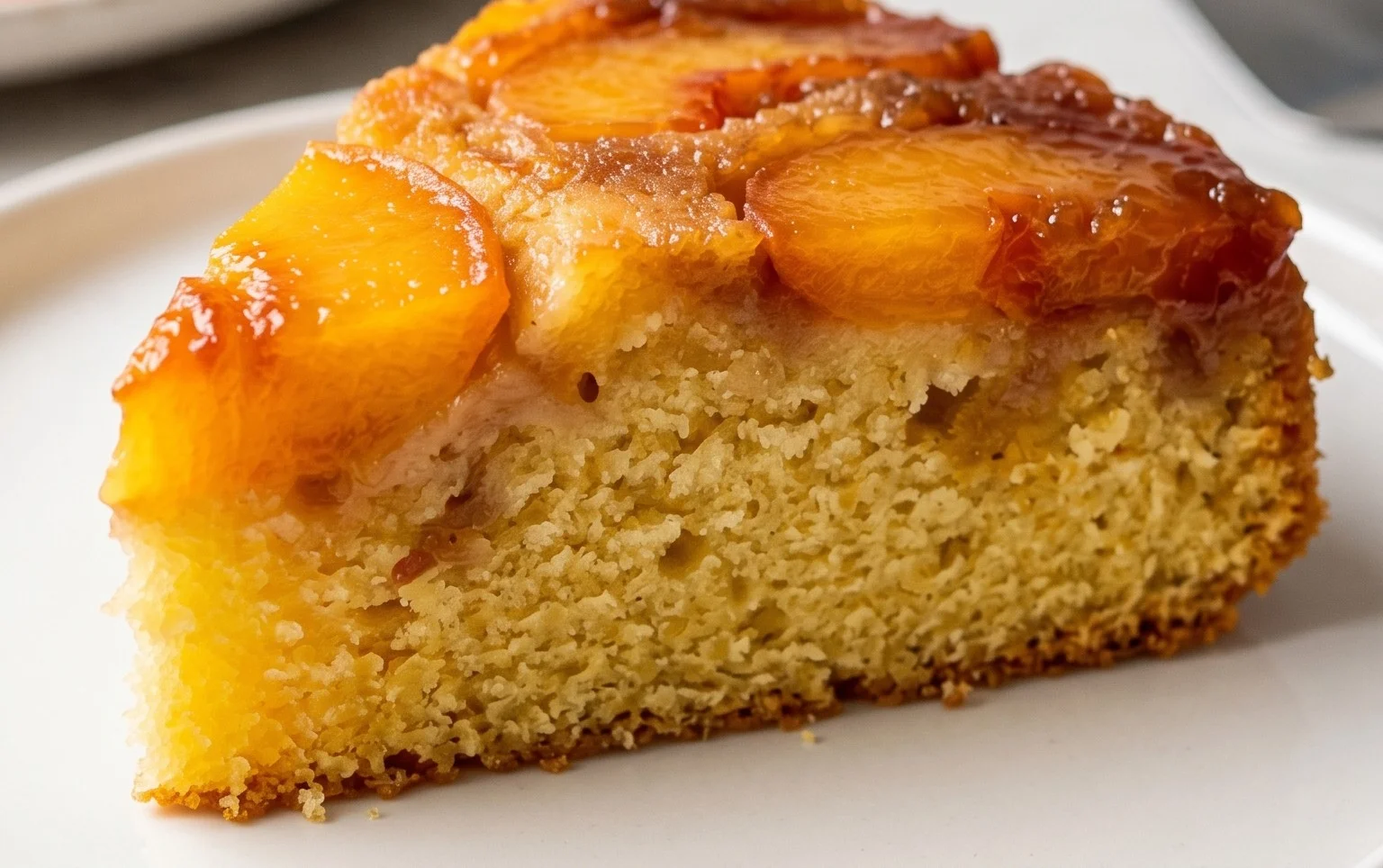 Peach Upside-Down Cake Recipe
