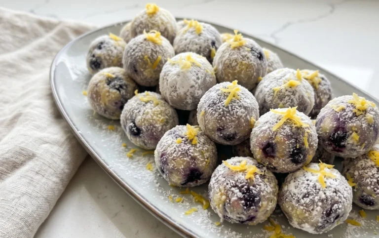 LEMON BLUEBERRY TRUFFLES