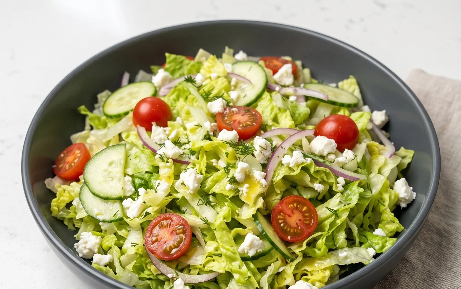 Maroulosalata (Greek Lettuce Salad)
