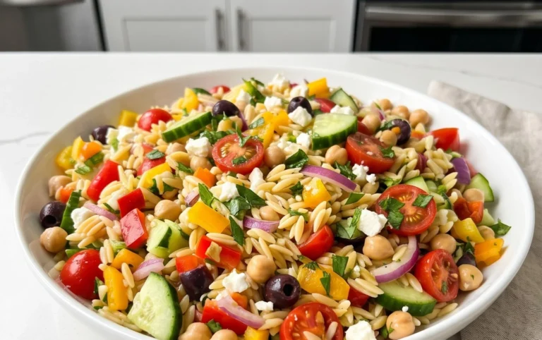 Rainbow Orzo Salad