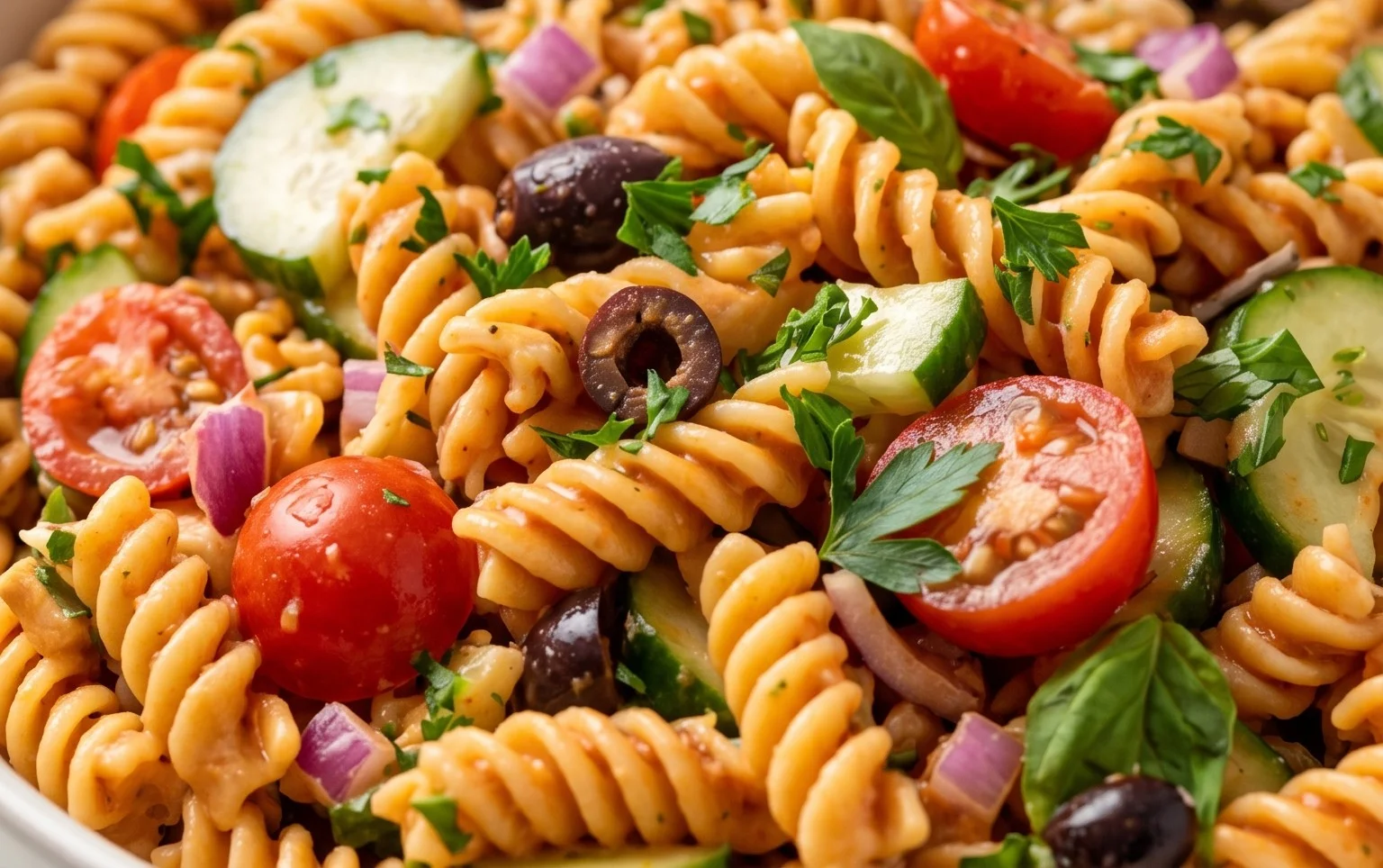 French Dressing Pasta Salad