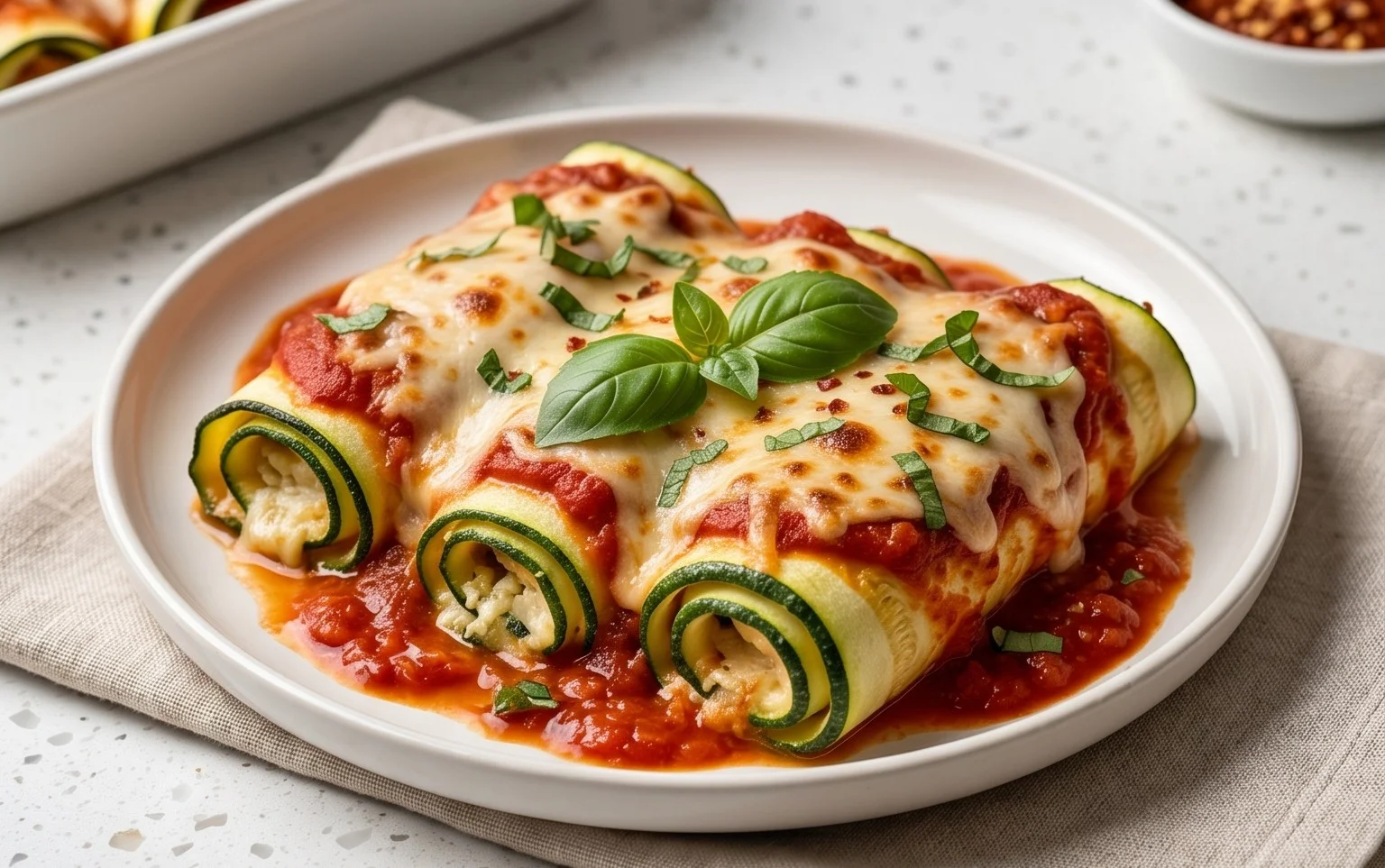Vegan Zucchini Rollatini