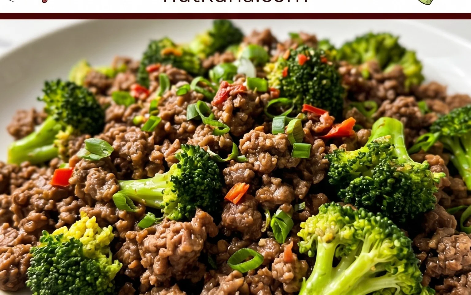 Ground Beef and Broccoli