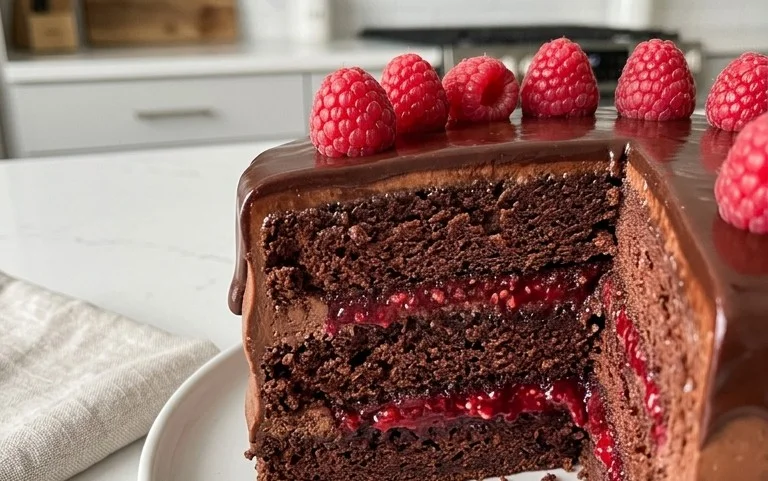 Chocolate Raspberry Cake