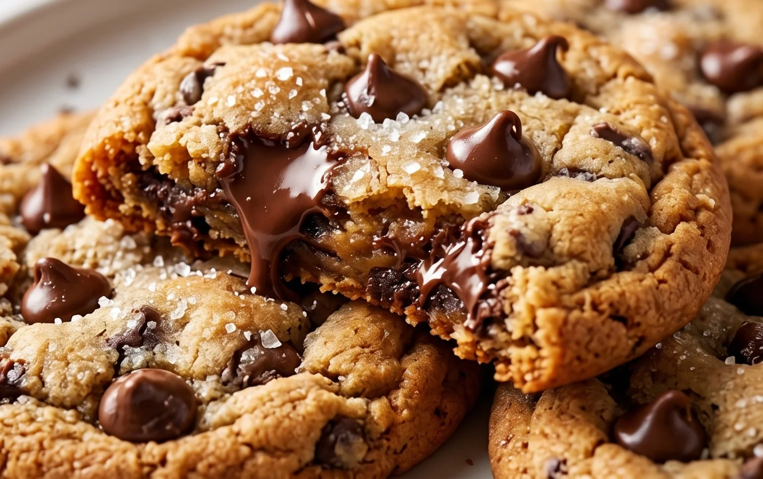 Crispy and Chewy Chocolate Chip Cookies