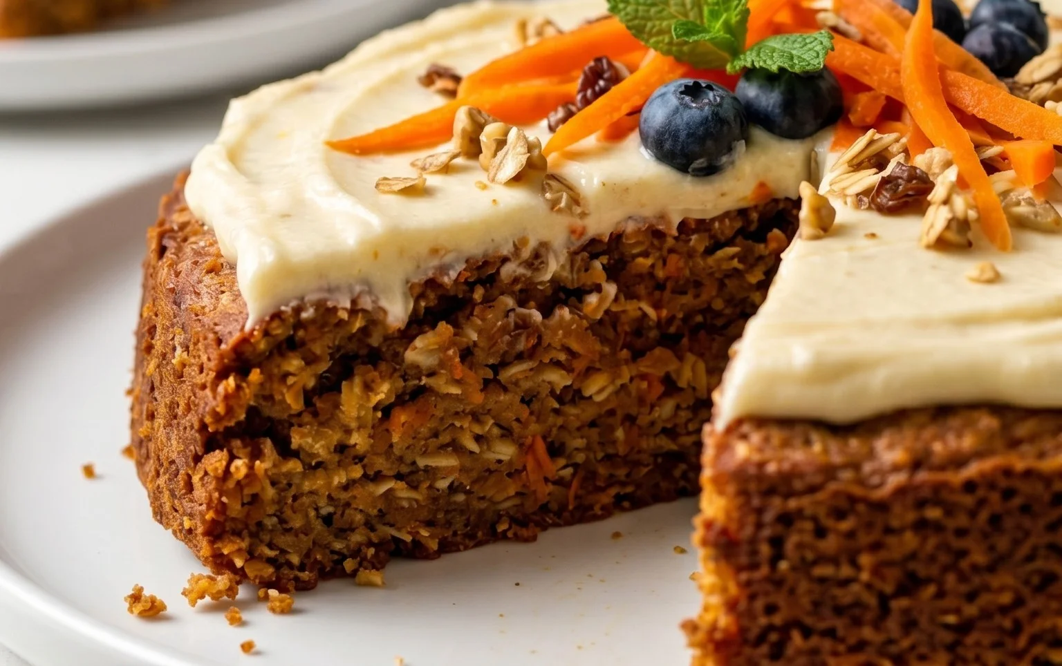Easy Flourless Oatmeal Carrot Cake Recipe