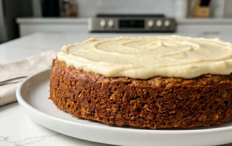 Easy Flourless Oatmeal Carrot Cake Recipe