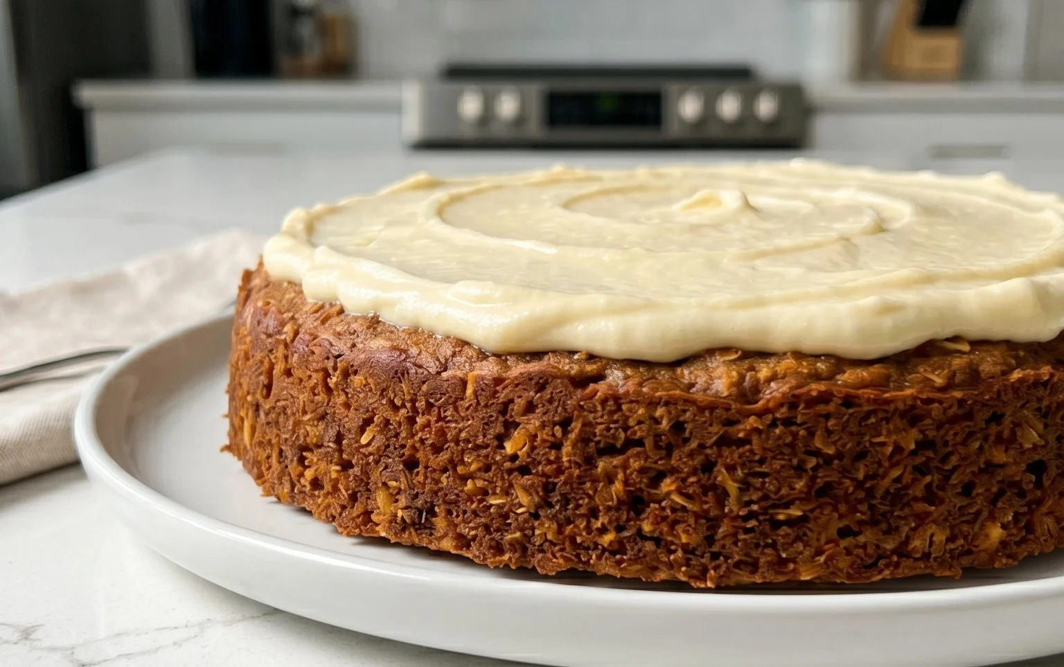 Easy Flourless Oatmeal Carrot Cake Recipe