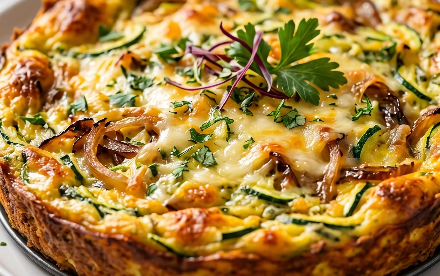 Crustless Zucchini Quiche Recipe
