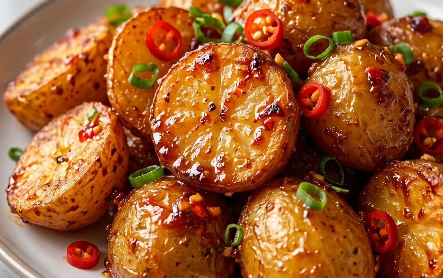 Crispy Honey Chilli Potatoes