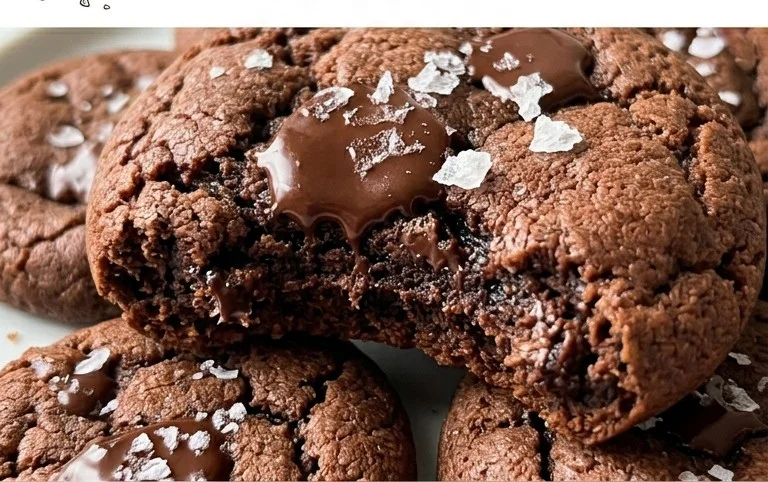Salted Brownie Cookies