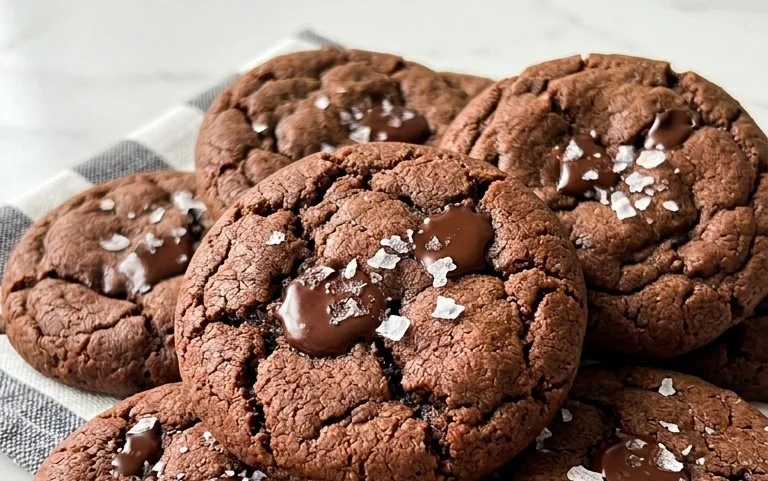 Salted Brownie Cookies