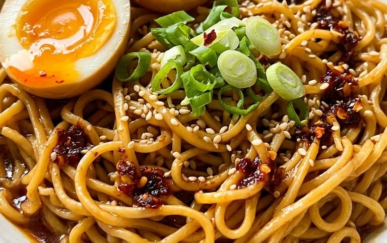 Easy Saucy Ramen Noodles