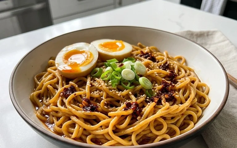 Easy Saucy Ramen Noodles