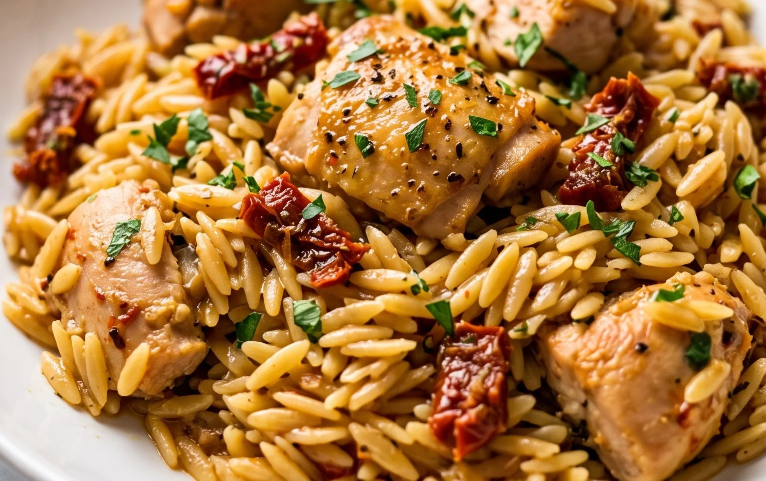 Chicken Orzo (30-Minutes, One-Pan)