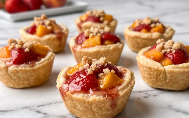 Strawberry Peach Pie Bites