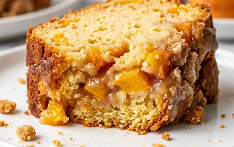 Peach Cobbler Pound Cake