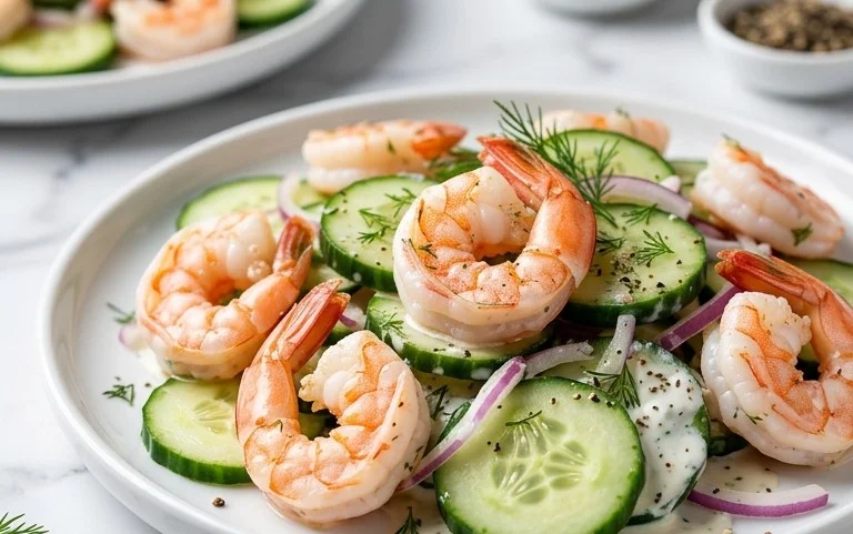 Cucumber Shrimp Salad