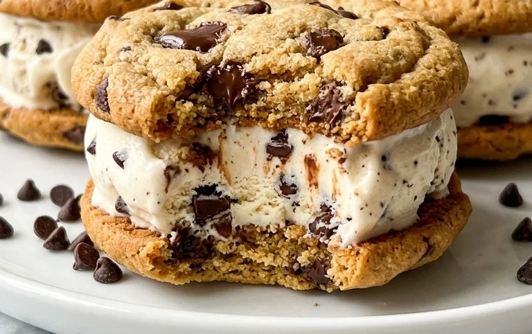 Cookie Ice Cream Sandwiches (Like a Chipwich!)