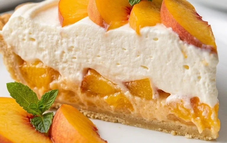 Peach Chiffon Pie