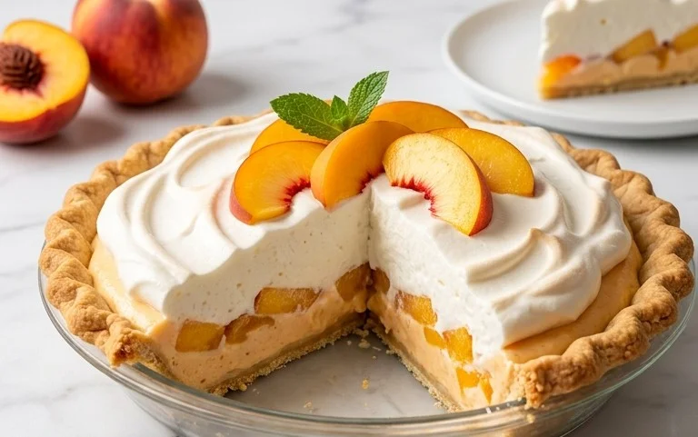 Peach Chiffon Pie