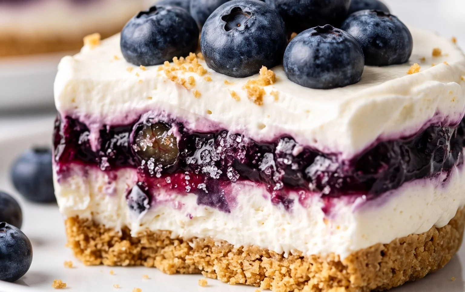No-Bake Blueberry Yum Yum