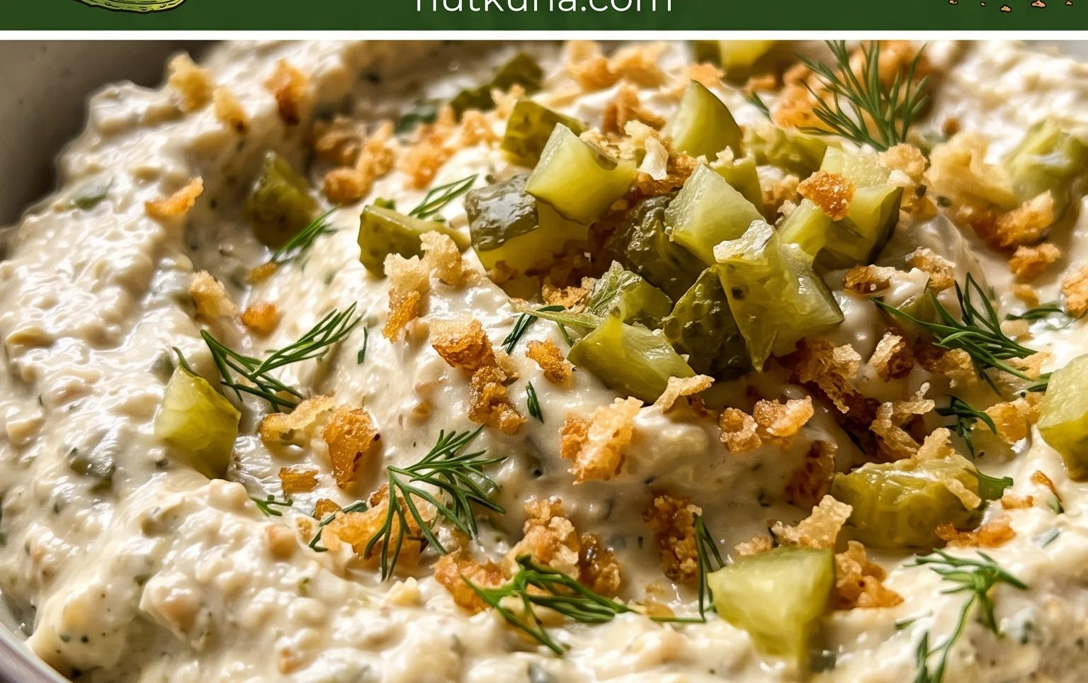 Easy Fried Pickle Dip (Dairy-Free Option)