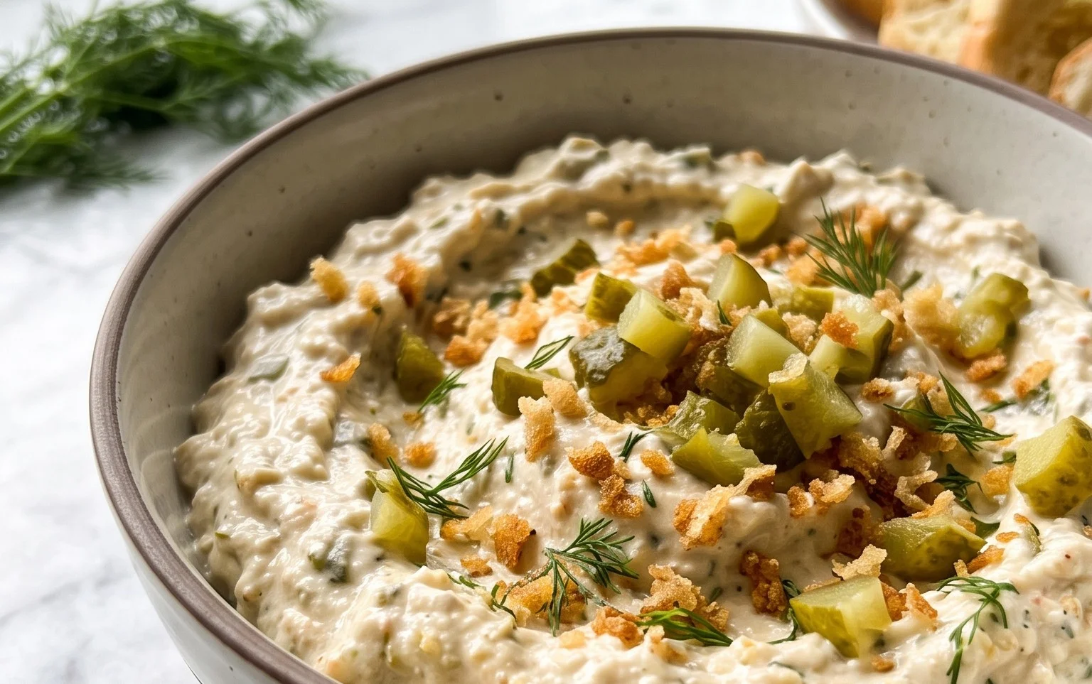 Easy Fried Pickle Dip (Dairy-Free Option)