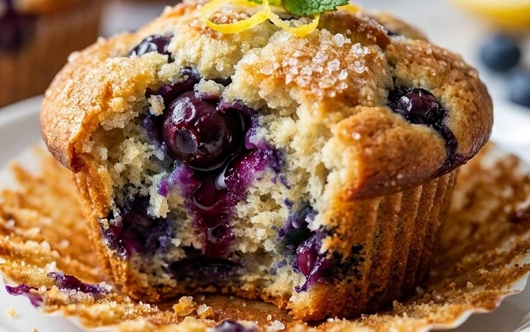 Homemade Blueberry Muffins