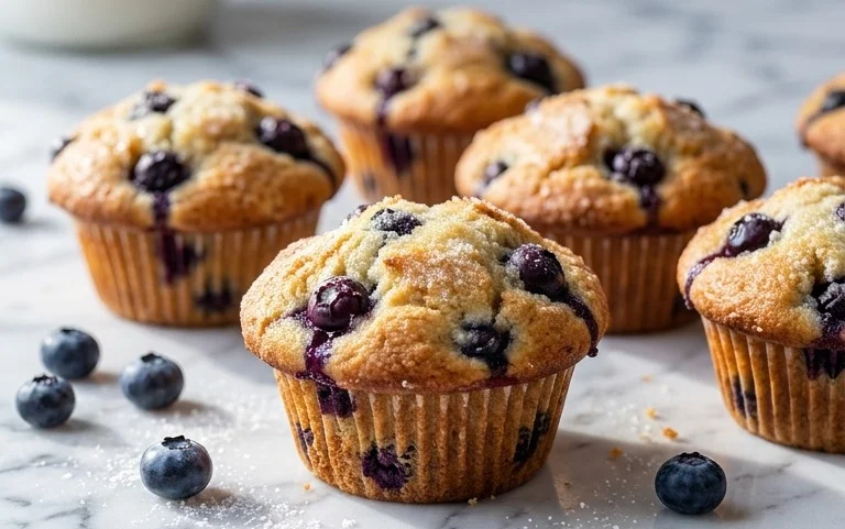 Homemade Blueberry Muffins