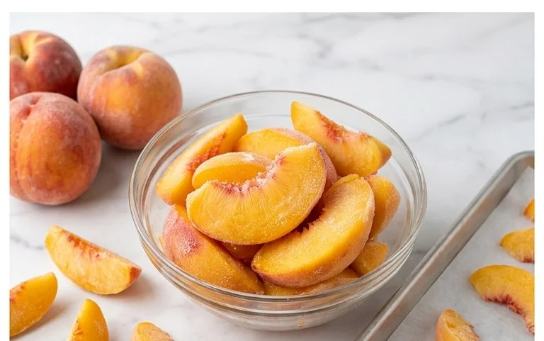 Freezing Peaches, How to Easily Freeze Peaches